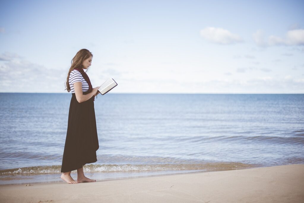 beach, girl, reading-1868769.jpg